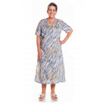 VESTIDO SENHORA C/ MANGA E BOTÃO