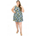 VESTIDO FRANZIDO TULIPA